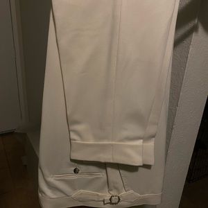 Double breasted Suitsupply beige 42R pants are size 38